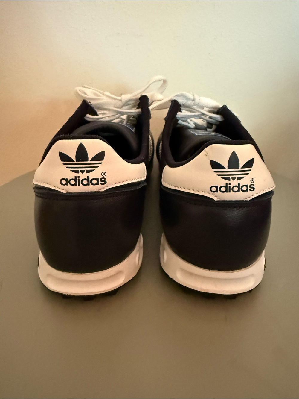 Adidas L.A. Trainer OG Navy Leather Women’s 7.5 / Men’s 6 NEW 2013 Reissue Rare - Picture 3 of 7